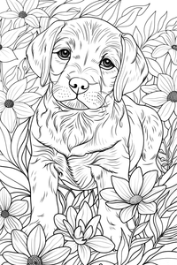 Dog Coloring Page