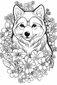 Dog Coloring Page