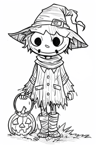 Halloween Coloring Page
