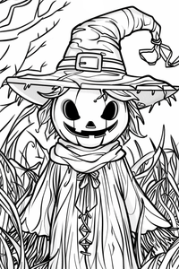 Halloween Coloring Page