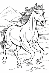 Horse Coloring Page