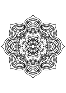 Mandala Coloring Page