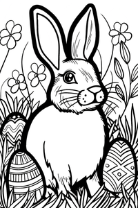 Rabbit Coloring Page