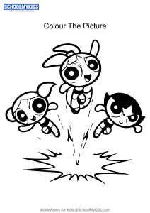 The Powerpuff Girls - Powerpuff Girls Coloring Pages