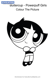 Buttercup - Powerpuff Girls Coloring Pages