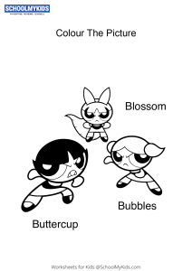 Powerpuff Girls Characters - Powerpuff Girls Coloring Pages