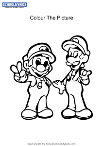 6800 Luigi Cartoon Coloring Pages  Best Free