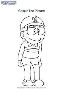 Kenichi Mitsuba - Cartoon Ninja Hattori coloring pages Worksheets for Preschool,Kindergarten,First Grade - Art And Craft Worksheets | Kenichi Mitsuba - Cartoon Ninja Hattori coloring pages Worksheets for Preschool,Kindergarten,First Grade - Art And Craft Worksheets |