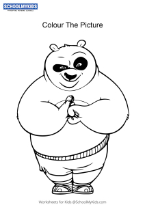 Master Po Ping - Kung Fu Panda Coloring Pages