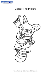 Master Shifu - Kung Fu Panda Coloring Pages