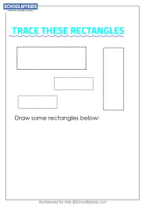 Learning Shapes -  Trace and Draw a Rectangle
