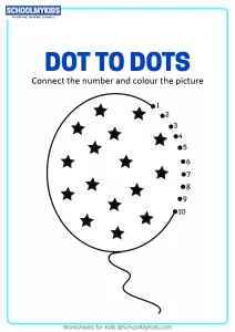 Connect the Dots - Balloon Dot to Dot