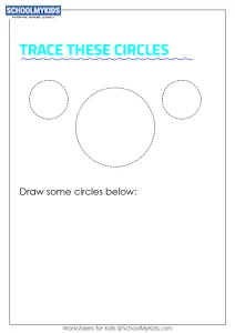 Learning Shapes -  Trace and Draw a Circle