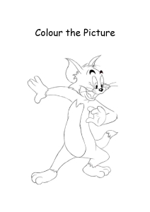 Tom and Jerry Cartoon Coloring Pages - Color the Picture Tom