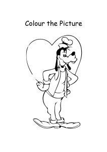 Cartoon Coloring Pages - Color the Goofy Picture