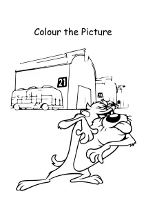 Cartoon Coloring Pages - Color the Picture