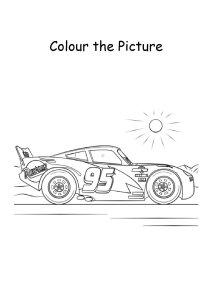 Cartoon Coloring Pages - Color the Picture Disney Cars