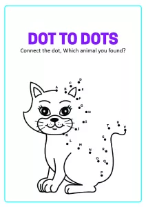 Connect the Dots - Cat Dot to Dot