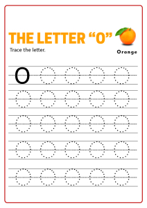 Practice Capital Letter O - Uppercase Letter Tracing