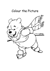 Winnie the Pooh Cartoon Coloring Pages - Color the Picture