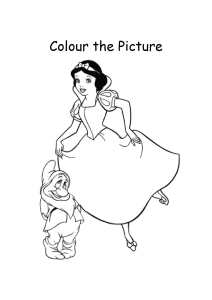 Snow White Cartoon Coloring Pages - Color the Picture