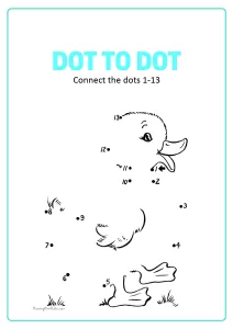 Connect the Dots - Duck Dot to Dot