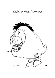 Cartoon Coloring Pages - Color the Zebra Picture