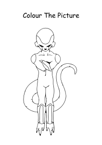 Frieza from Dragon Ball Z Coloring Pages
