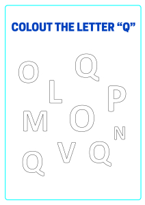 color the letter q capital letter recognition worksheets for preschool kindergarten grade art and craft worksheets schoolmykids com