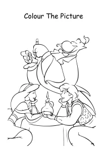 Aladdin Princess Jasmine and Genie Coloring Pages