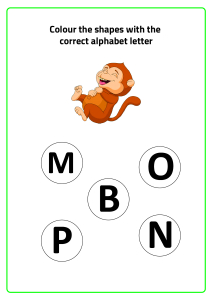 M for Monkey - Practice Beginning Letter