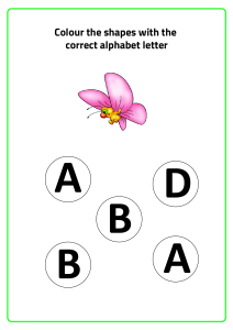 B for Butterfly - Practice Beginning Letter