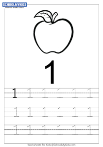 Count and Trace 1 - Number Tracing