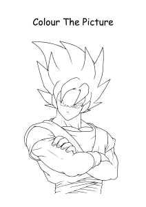 Dragon Ball Z Goku Coloring Pages - Get Coloring Pages