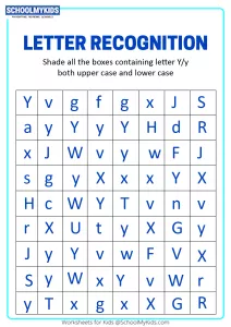 Identify Uppercase and Lowercase Letter Y - Letter Recognition