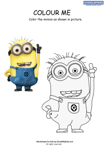 55 Minion Coloring Pages Cartoon  Best HD