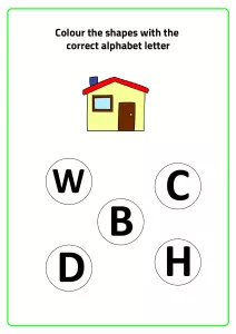 H for House - Practice Beginning Letter