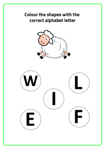 L for Lamb - Practice Beginning Letter