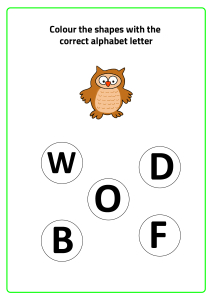 O for Owl - Practice Beginning Letter