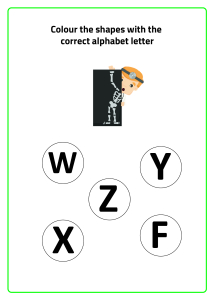 X for X-ray - Practice Beginning Letter
