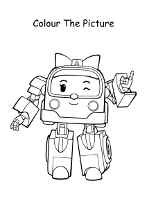 Dizzy from Super Wings Coloring Pages