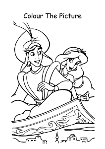Download Aladdin and Princess Jasmine on flying carpet from Aladdin ...