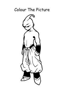 Majin Buu from Dragon Ball Z Coloring Pages