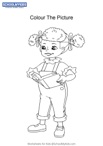 Dinah Doll - Noddy colouring pages