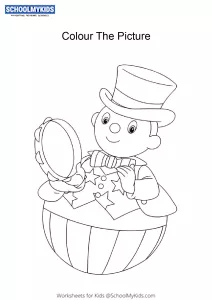 Mr Wobbly Man - Noddy Toyland detective coloring pages