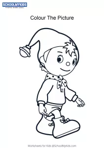 Noddy Toyland detective coloring pages