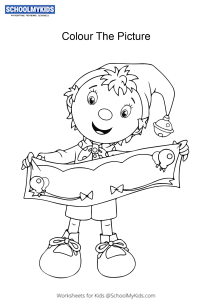 Noddy coloring pages