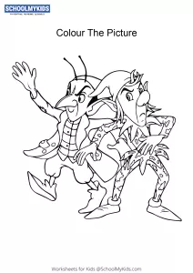 Sly and Gobbo - Noddy colouring pages