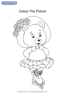 Tessie bear - Noddy colouring pages