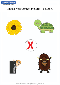 Letter X Sound Word Pictures Matching Letters To Pictures Worksheets For Preschool Kindergarten First Grade English Worksheets Schoolmykids Com Letter X Sound Word Pictures Matching Letters To Pictures Worksheets For Preschool Kindergarten First Grade English Worksheets Schoolmykids Com